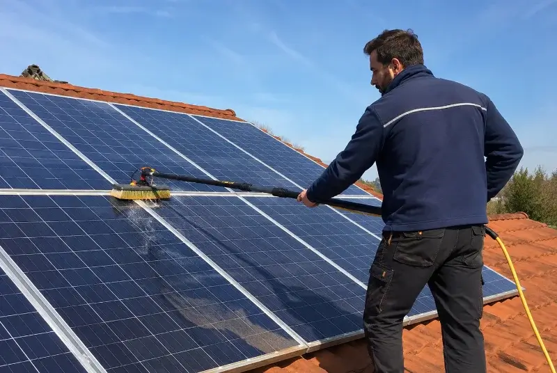 Nettoyage et entretien de panneaux solaires à Doumy